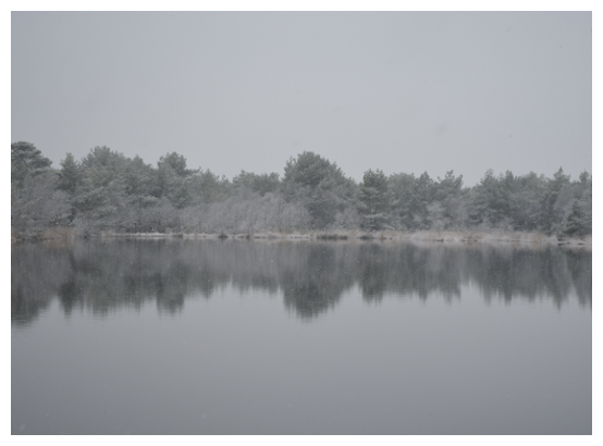 lake in winter